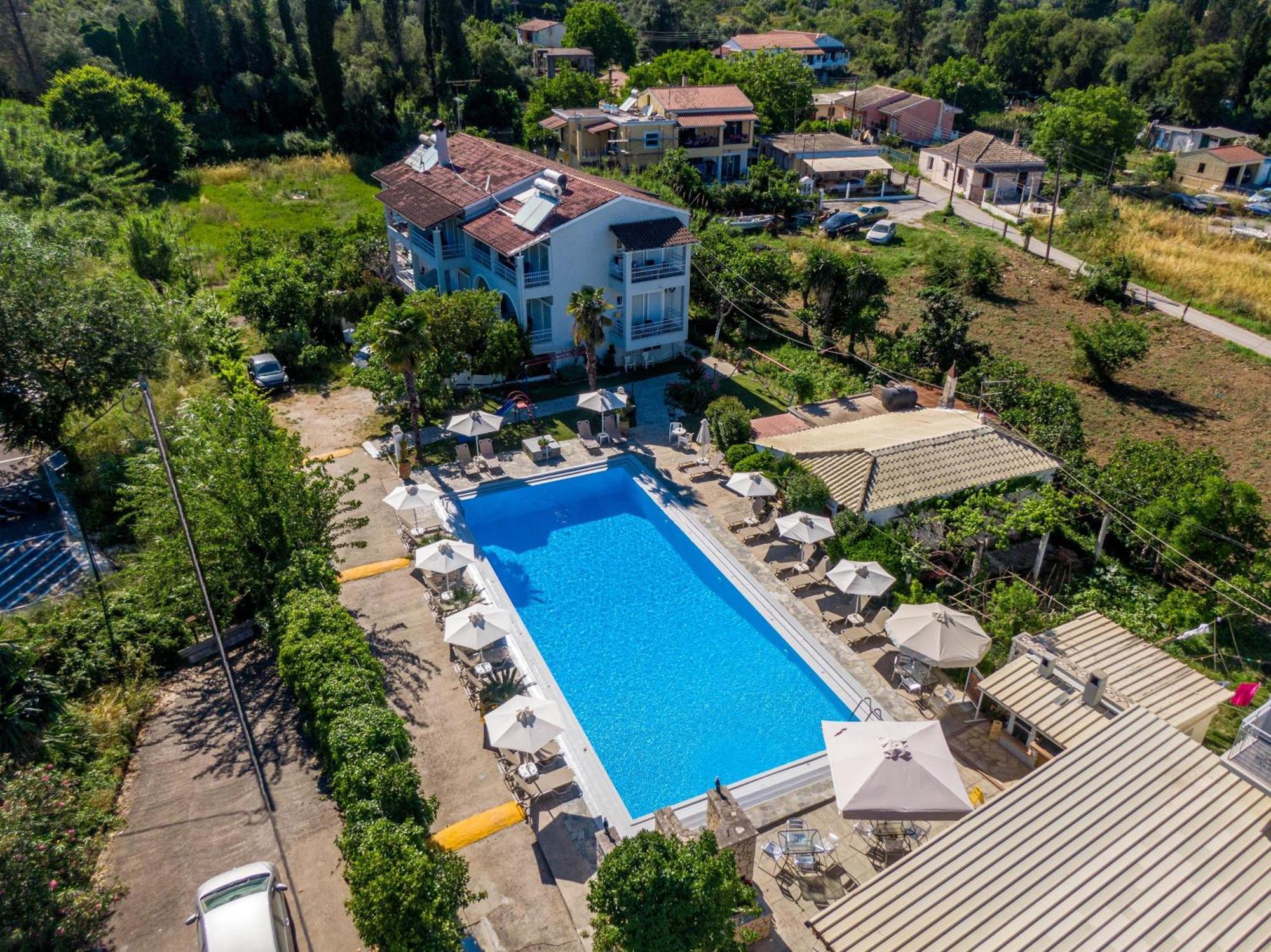 Angela Hotel & Apartments Gouvia Ngoại thất bức ảnh