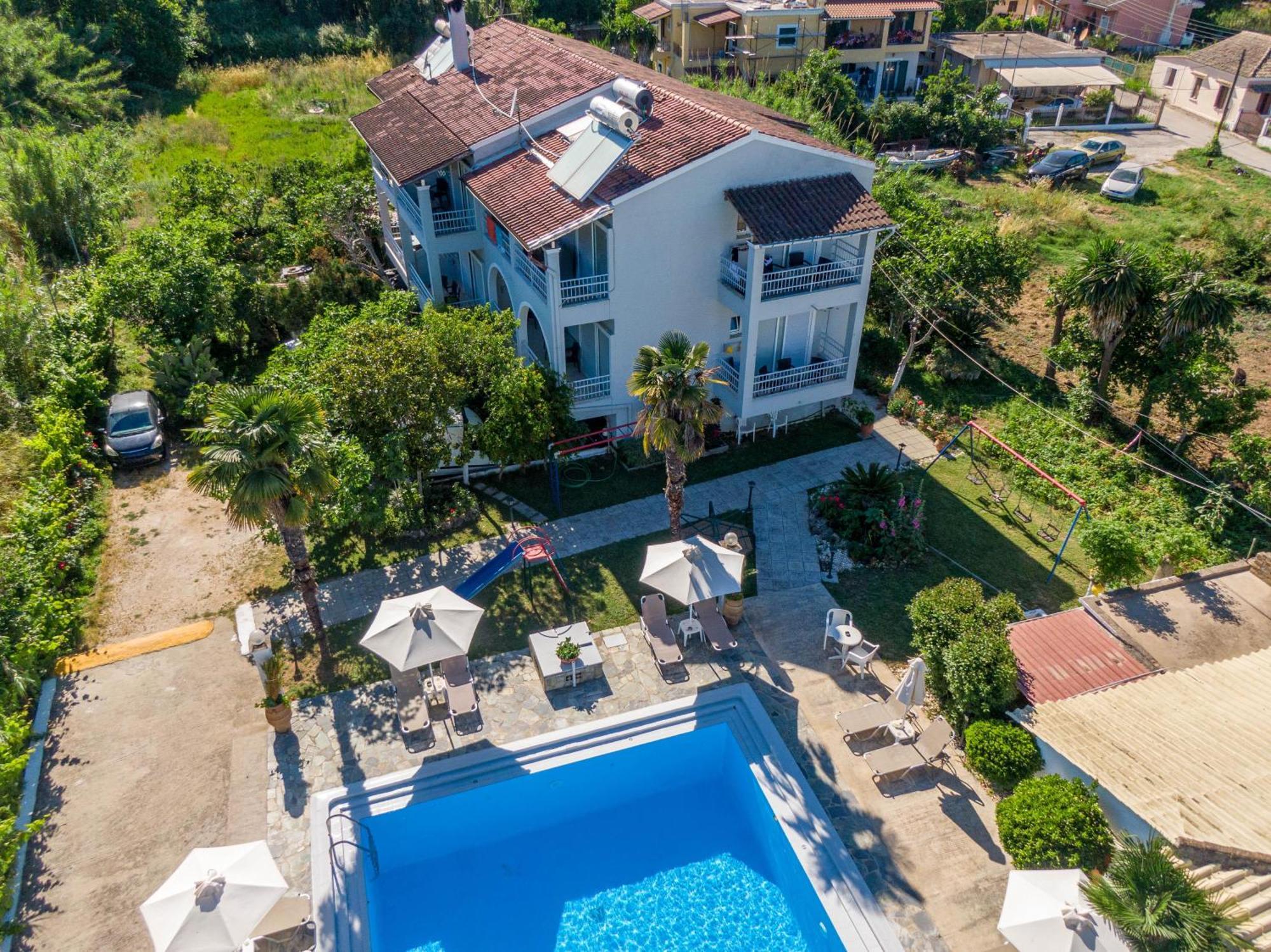 Angela Hotel & Apartments Gouvia Ngoại thất bức ảnh